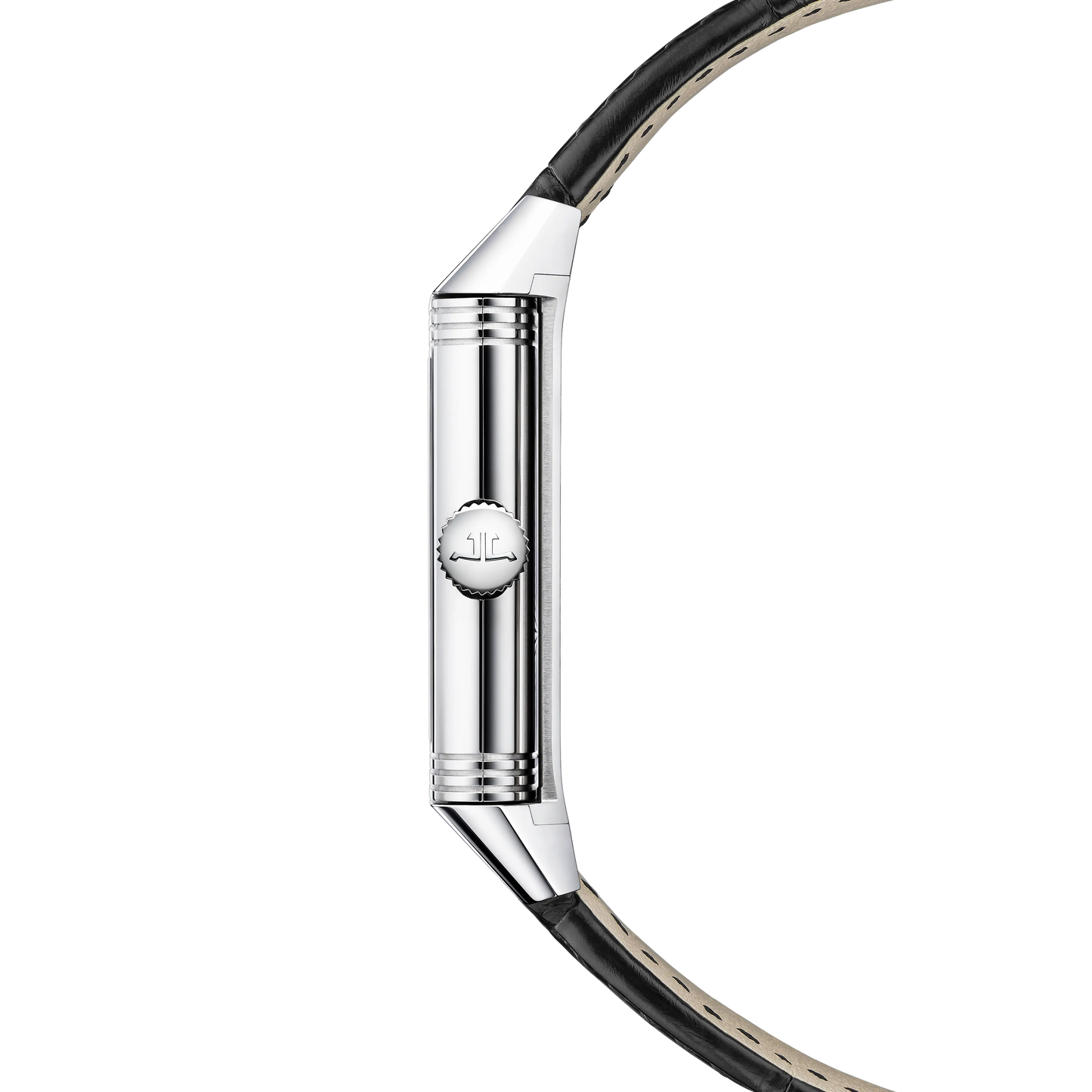 JLC - Reverso Tribute Enamel Monet "The Doge's Palace" - Limited Edition - 45.6 MM x 27.4 MM - White Gold - Blue Guilloché Enamel Dial - Black Leather Strap - Q39334M6