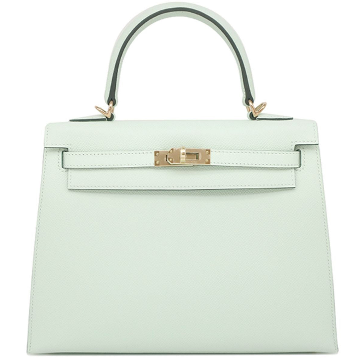 Hermès Kelly Sellier 25 - Vert Peppermint - Epsom - Permabrass Hardware - K25VPEPMB