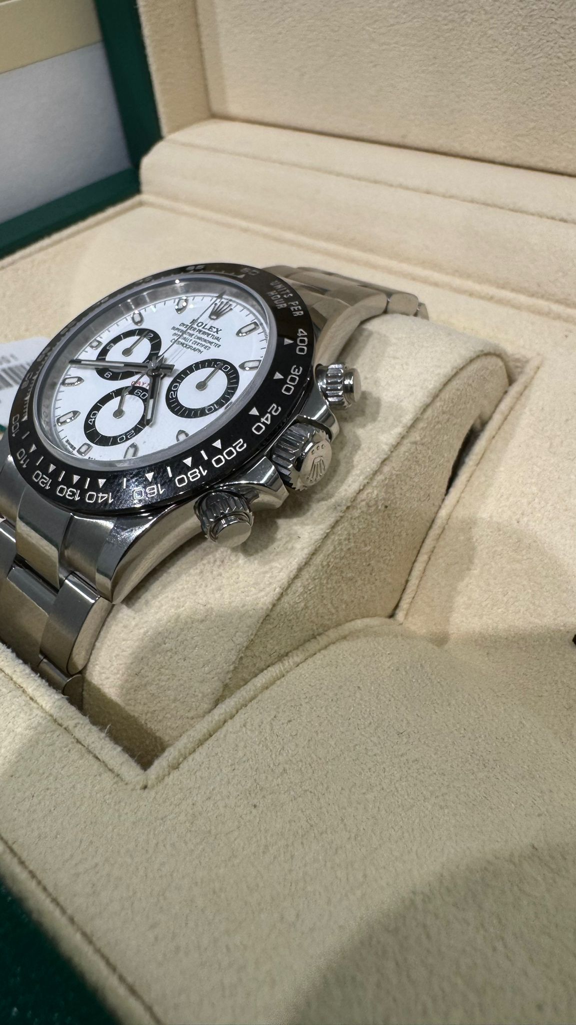 Rolex Stainless Steel Daytona Watch - 40 MM - Oyster Bracelet - White Dial - 116500LN w