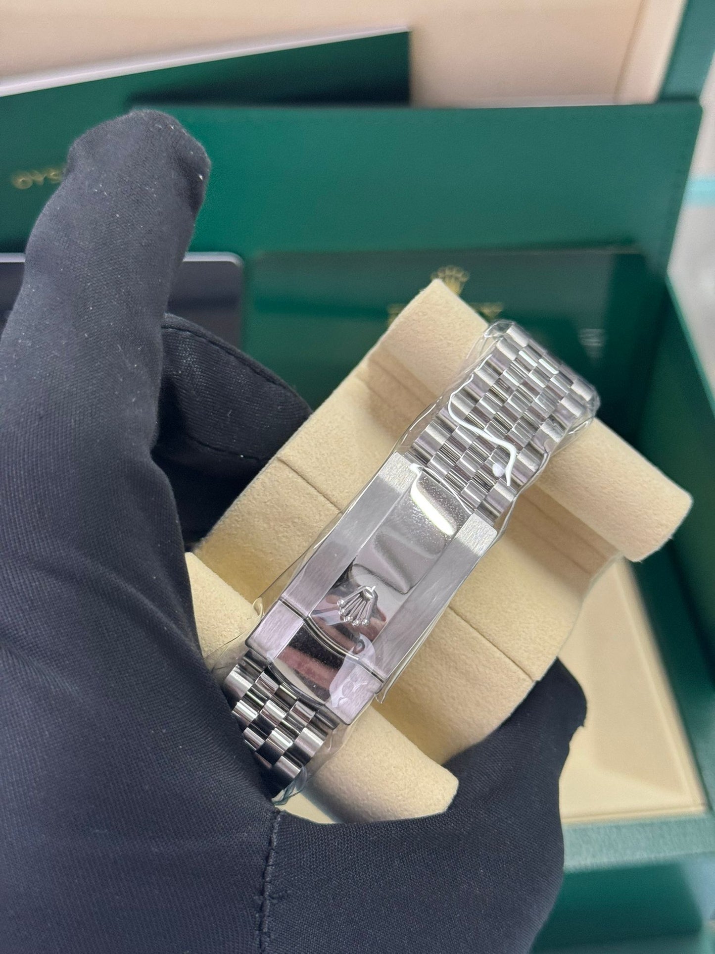 Rolex Stainless Steel and White Gold Datejust 41 Date Watch - 41 MM - Jubilee Bracelet - Fluted Bezel - Blue Roman Dial - 126334 blrj