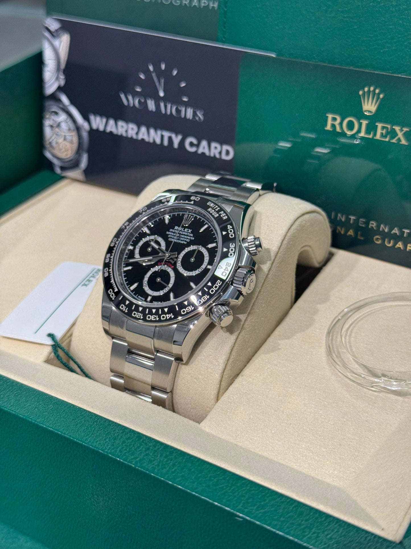 Rolex Oystersteel Cosmograph Daytona Watch - 40 MM - Oyster Bracelet - Black Cerachrom Bezel - Black Index Dial - 126500ln bkio