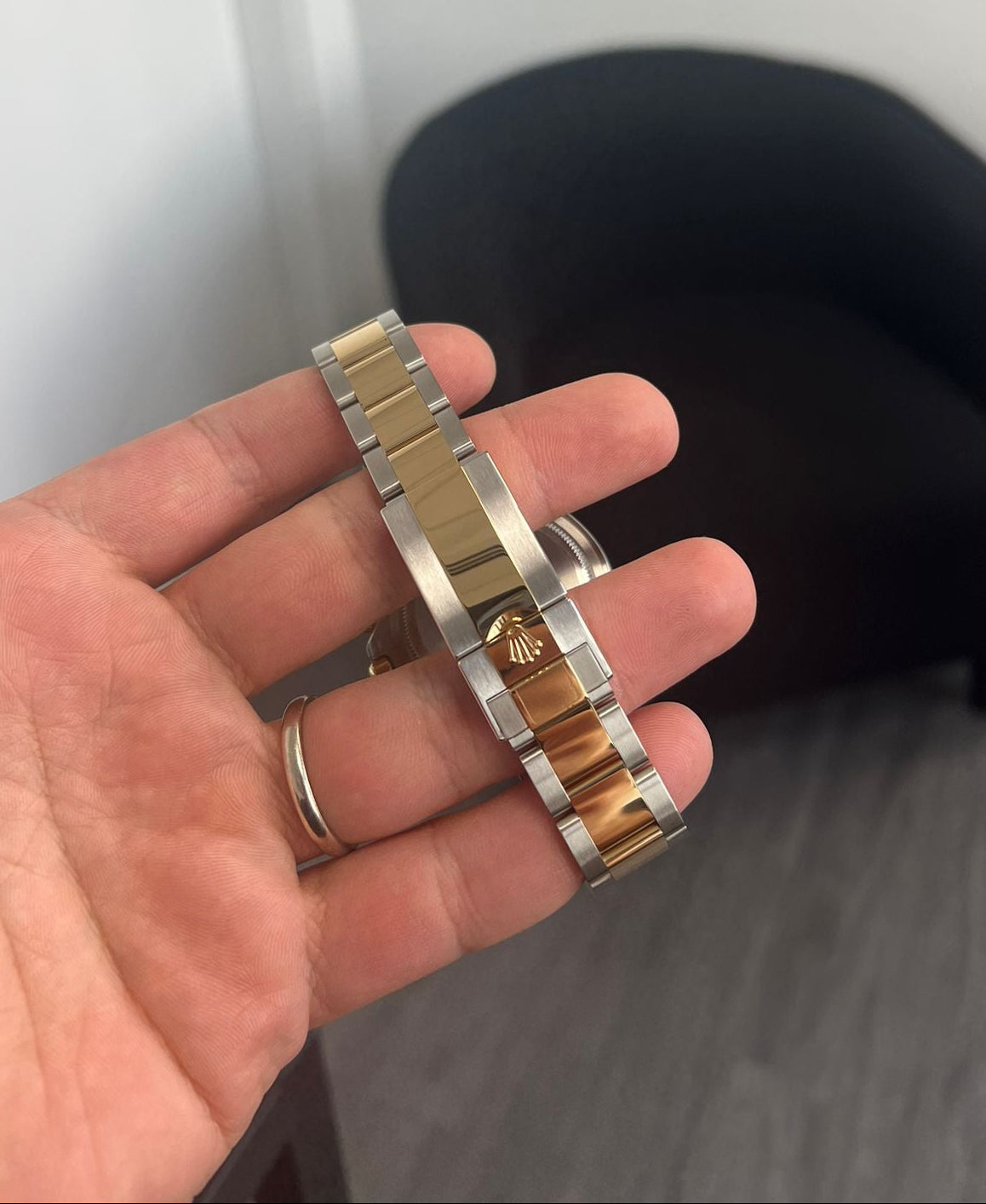 Rolex Oystersteel and Yellow Gold Cosmograph Daytona Watch - 40 MM - Oyster Bracelet - Fixed Bezel - White Index Dial - 126503 wio