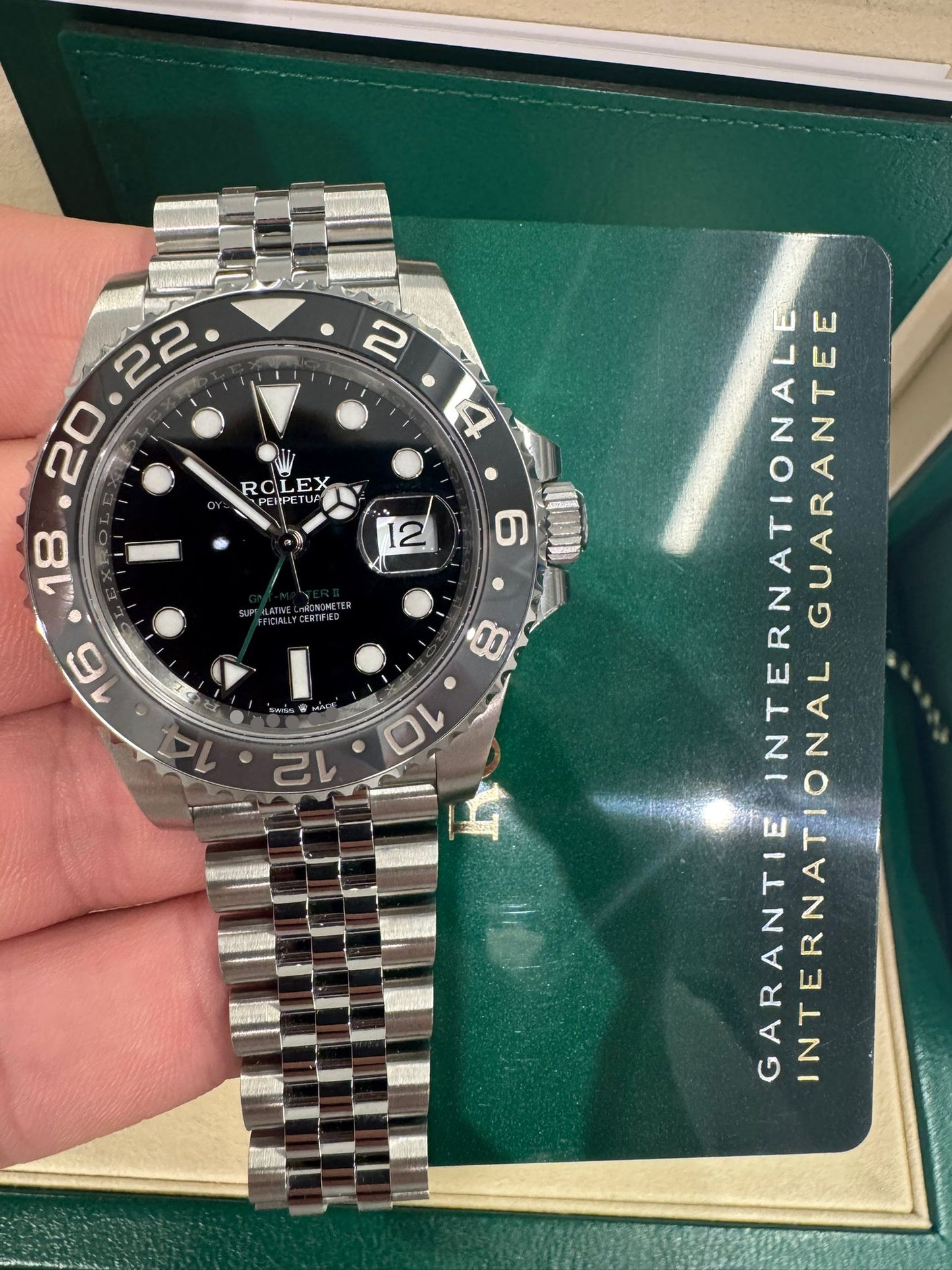 Rolex GMT-Master II - 40 MM - Stainless Steel - Black Dial - 126710GRNR JB