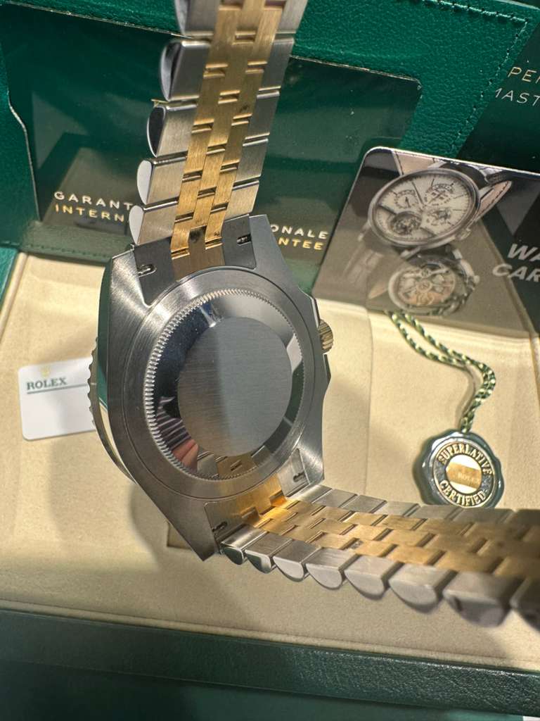 Rolex Steel and Yellow Gold Yellow Rolesor GMT-Master II Watch - 40 MM - Jubilee Bracelet - Bidirectional Rotatable Bezel - Black Dial - 126713GRNR-0001