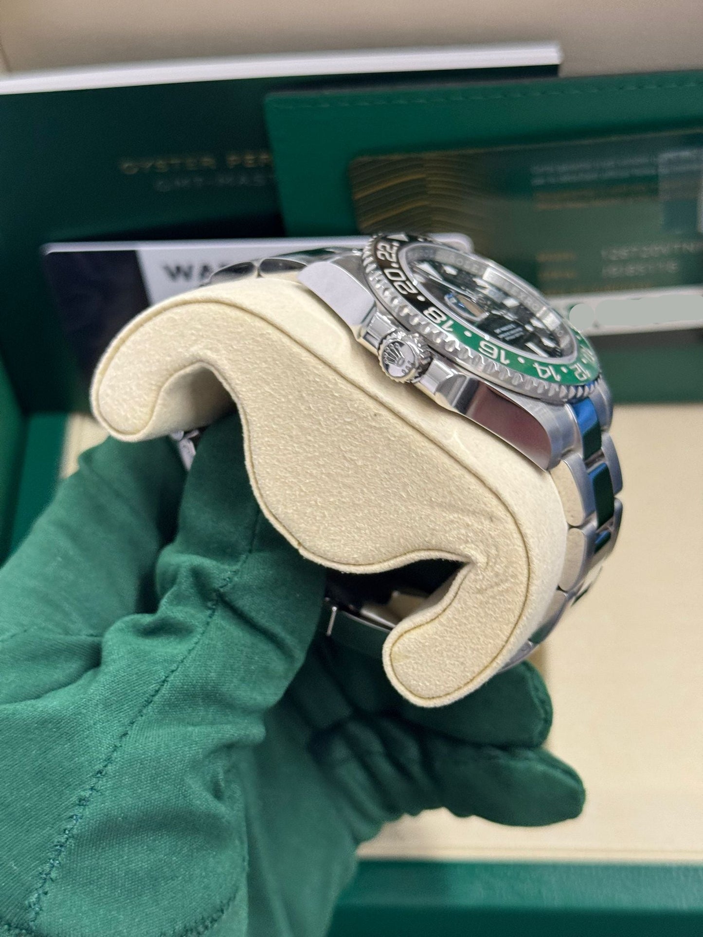 Rolex Sprite Stainless Steel GMT-Master II Watch - 40 MM - Oyster Bracelet - Black Dial - 126720VTNR-0001