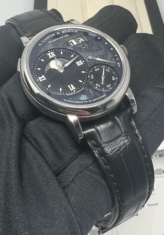 A.Lange & Söhne Grand Lange 1 - Moonphase - 41 MM - Platinum - Black Dial - 139.035