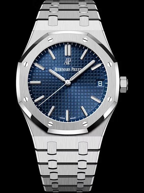Audemars Piguet Royal Oak Limited Edition - 41 MM - White Gold - Blue Dial - 15503BC.OO.1220BC.01