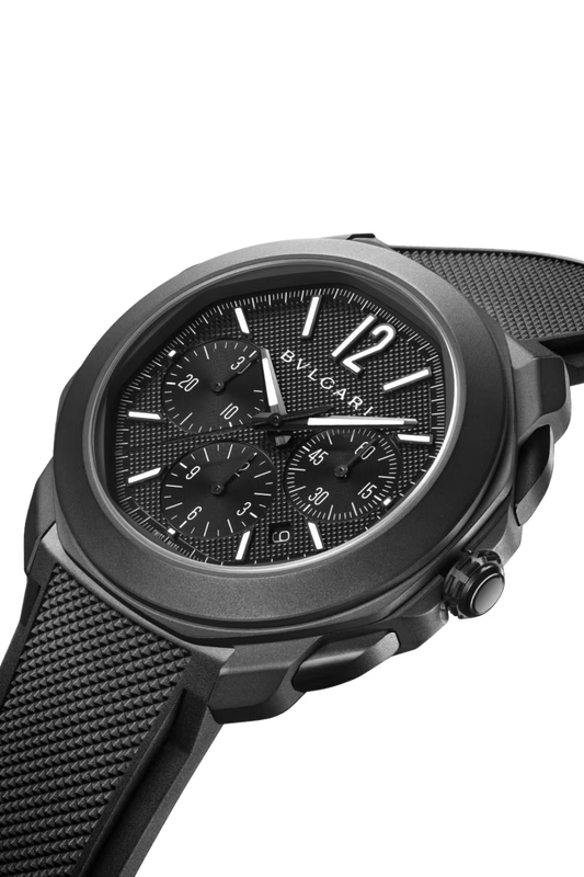 Bvlgari Octo Roma - 42 MM - Stainless Steel Black - Black Dial - 103932