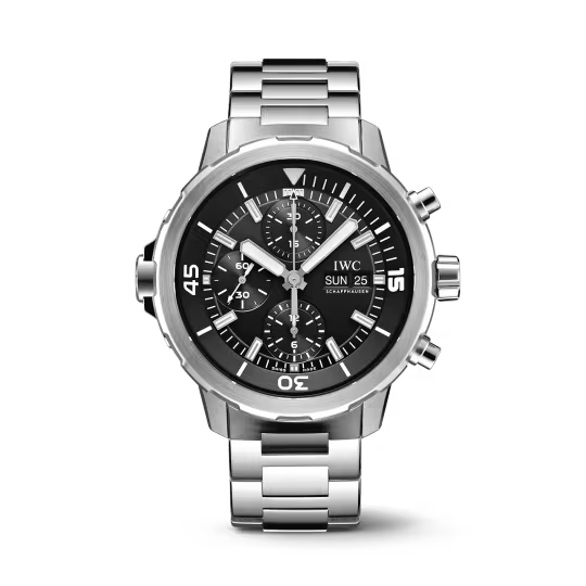 IWC Aquatimer - Steel - 42 MM - Black Dial - IW376804 nyc watcher nyc watches