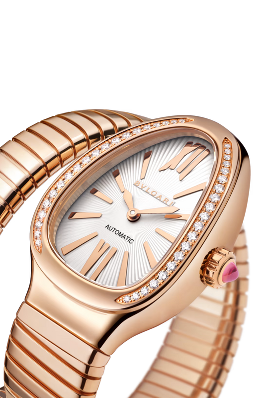 Bvlgari Serpenti Tubogas - 35 MM - Rose Gold - White Dial - 103903