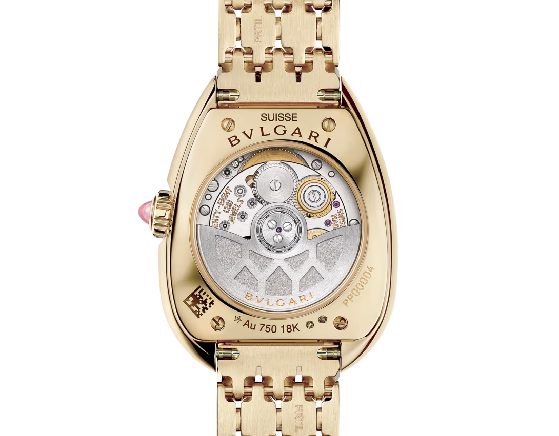 Bvlgari Serpenti Seduttori Automatic - 34 MM - Yellow Gold - Diamond Bezel - White Opaline Dial - 103898