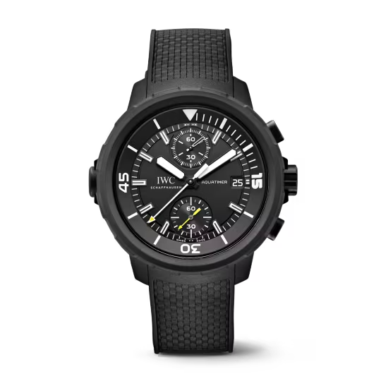 IWC Aquatimer - Steel - 42 MM - Black Dial - IW379502 nyc watcher nyc watches