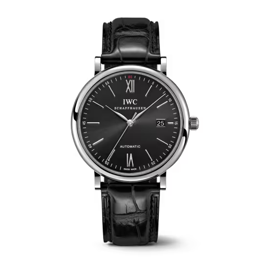 IWC Portofino - Steel - 40 MM - Black Dial - IW356502 nyc watcher nyc watches