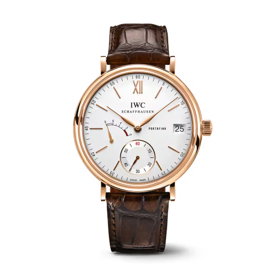 IWC Portofino - Moonphase - Rose Gold - 45 MM - Silver Dial - IW510107  nyc watcher nyc watches