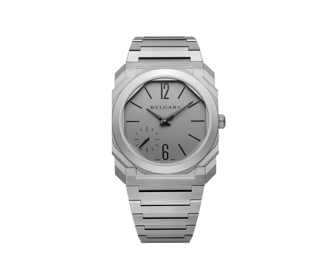 Bvlgari Octo Finissimo - 37 MM - Titanium - Opaline Titanium Dial - 104089
