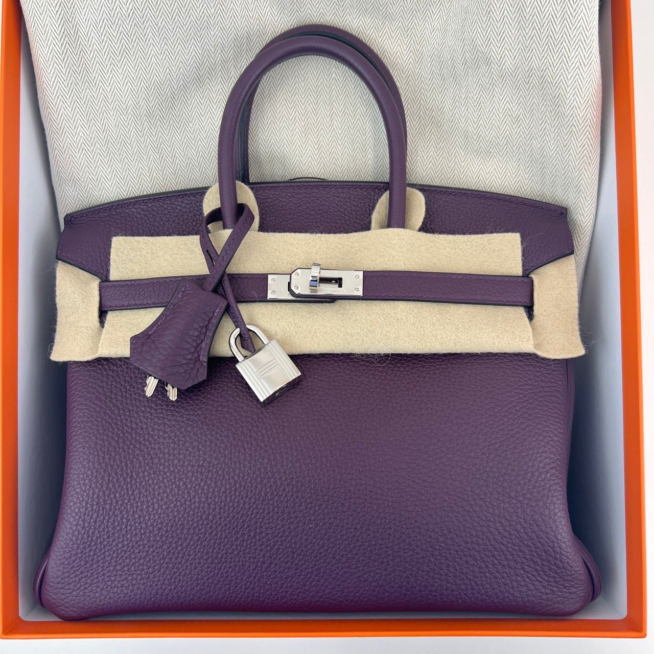 Hermès Kelly 25 - Cassis - Togo - Palladium Hardware - K25CTPHW