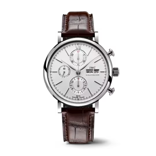 IWC Portofino - Chronograph - Steel - 42 MM - Silver Dial - IW391027 nyc watcher nyc watches