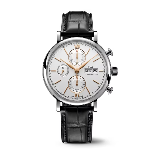 IWC Portofino - Chronograph - Steel - 42 MM - Silver Dial - IW391031 nyc watcher nyc watches