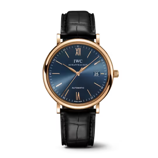 IWC Portofino - Yellow Gold - 40 MM - Blue Dial - IW356522 nyc watcher nyc watches