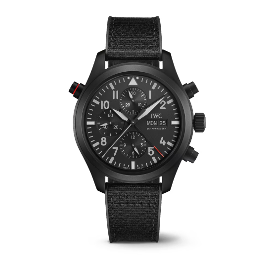 IWC Pilot's - Ceratanium - Chronograph - 44 MM - Black Dial - IW371815 nyc watcher nyc watches