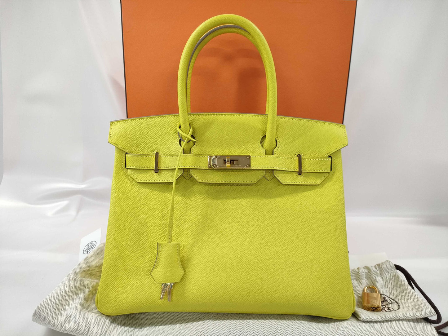 Hermès Birkin 30 - Lime - Epsom - Gold Hardware - B30LEGHW