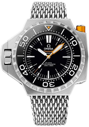 Omega Seamaster Titanium 55 x 48 MM - Titanium Bracelet - Black Dial - 227.90.55.21.01.001 nyc watcher nyc watches