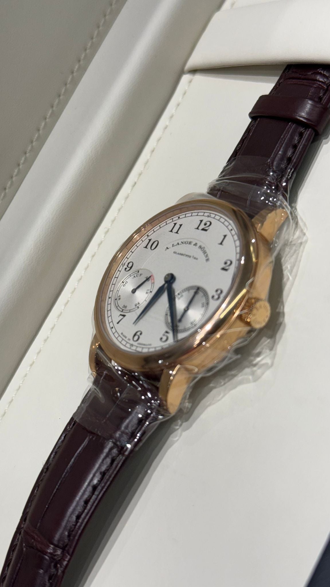 A.Lange & Söhne - 1815 Up/Down - 39 MM - Rose Gold - White Dial - 234.032