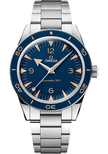 Omega Seamaster Stainless Steel 41 MM - Stainless Steel Bracelet - Blue Dial - 234.30.41.21.03.001 nyc watcher nyc watches