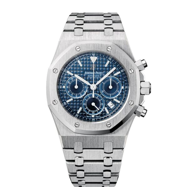 Audemars Piguet Royal Oak Chronograph - 39 MM - Stainless Steel - Metallic Blue Dial - 26300ST.OO.1110ST.04