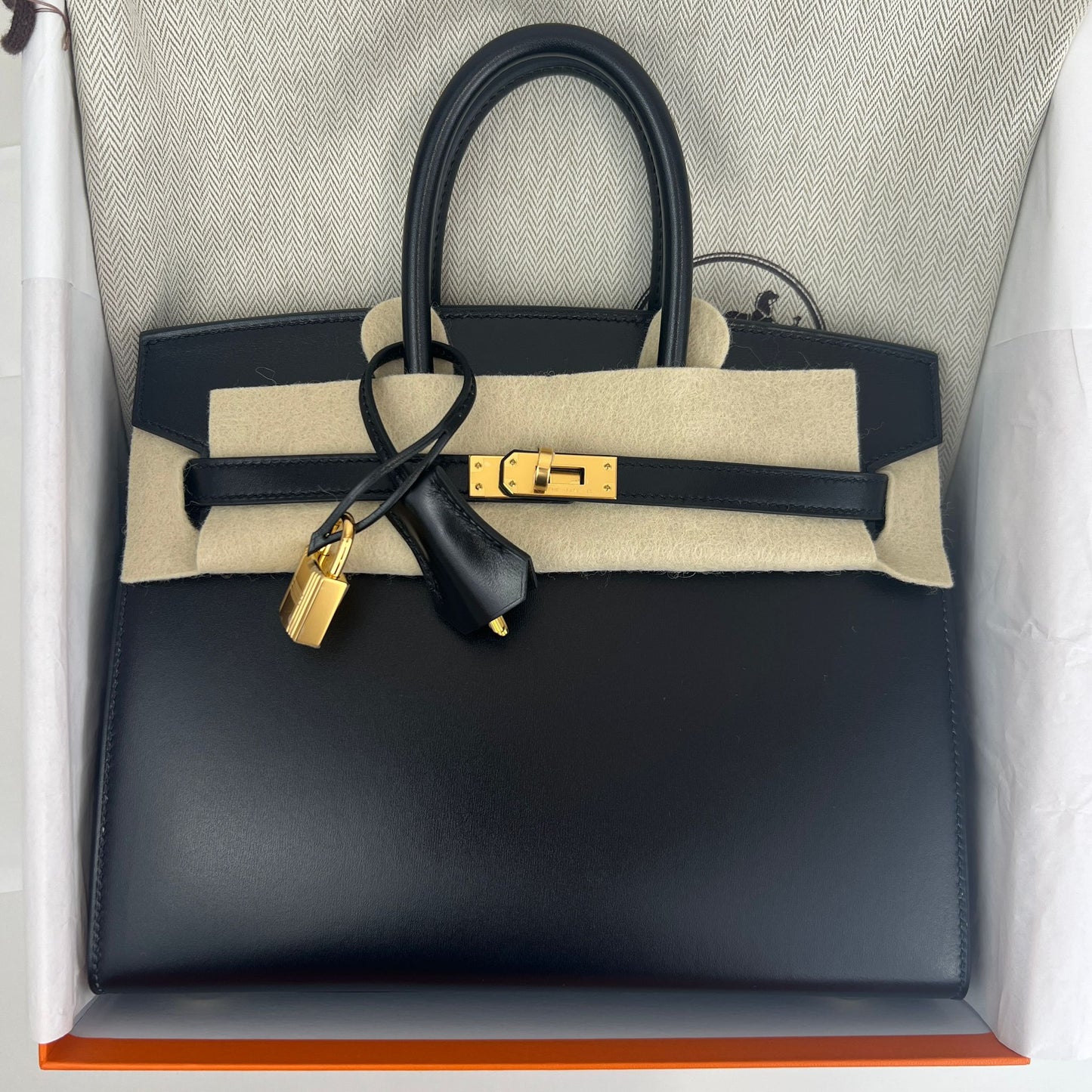 Hermès Birkin Sellier 25 - Black Box Leather - Gold Hardware - B25BBGHW