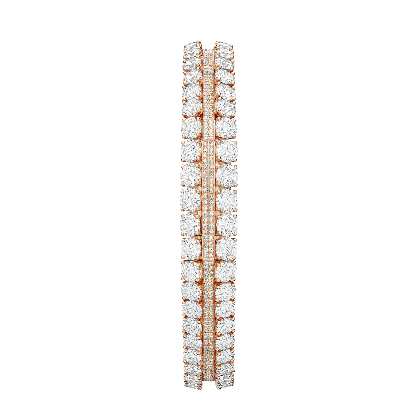 JLC - Calibre 101 Secrets - 29.07 MM x 12.22 MM - Pink Gold - Mother-Of-Pearl Dial - Diamond Bezel - Pave Diamond Pink Gold Bracelet - Q2872201