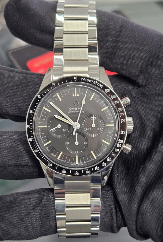 Omega Speedmaster Calibre 321 Stainless Steel 39.7 MM - Stainless Steel Bracelet - Black Dial - 311.30.40.30.01.001