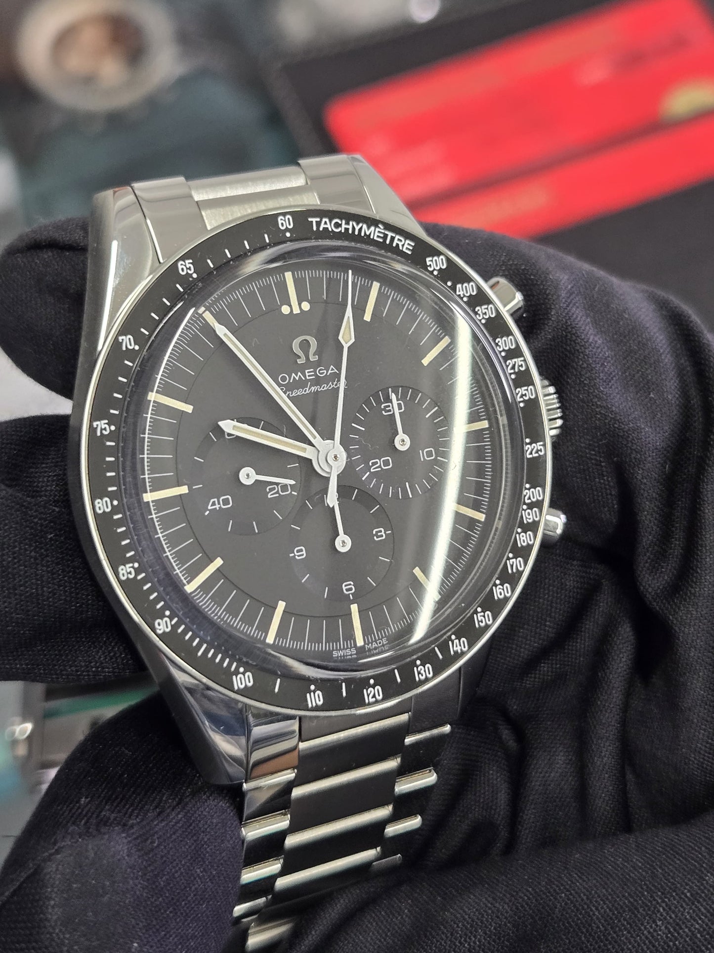Omega Speedmaster Calibre 321 Stainless Steel 39.7 MM - Stainless Steel Bracelet - Black Dial - 311.30.40.30.01.001
