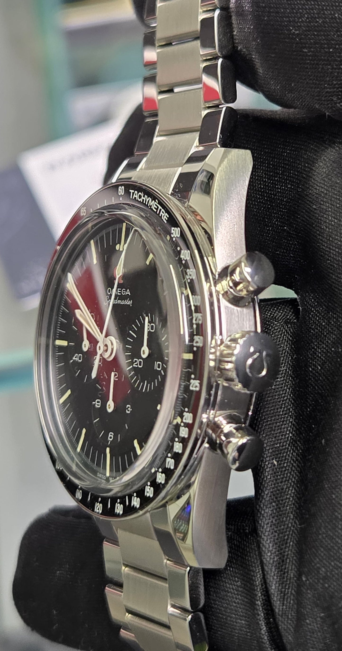 Omega Speedmaster Calibre 321 Stainless Steel 39.7 MM - Stainless Steel Bracelet - Black Dial - 311.30.40.30.01.001