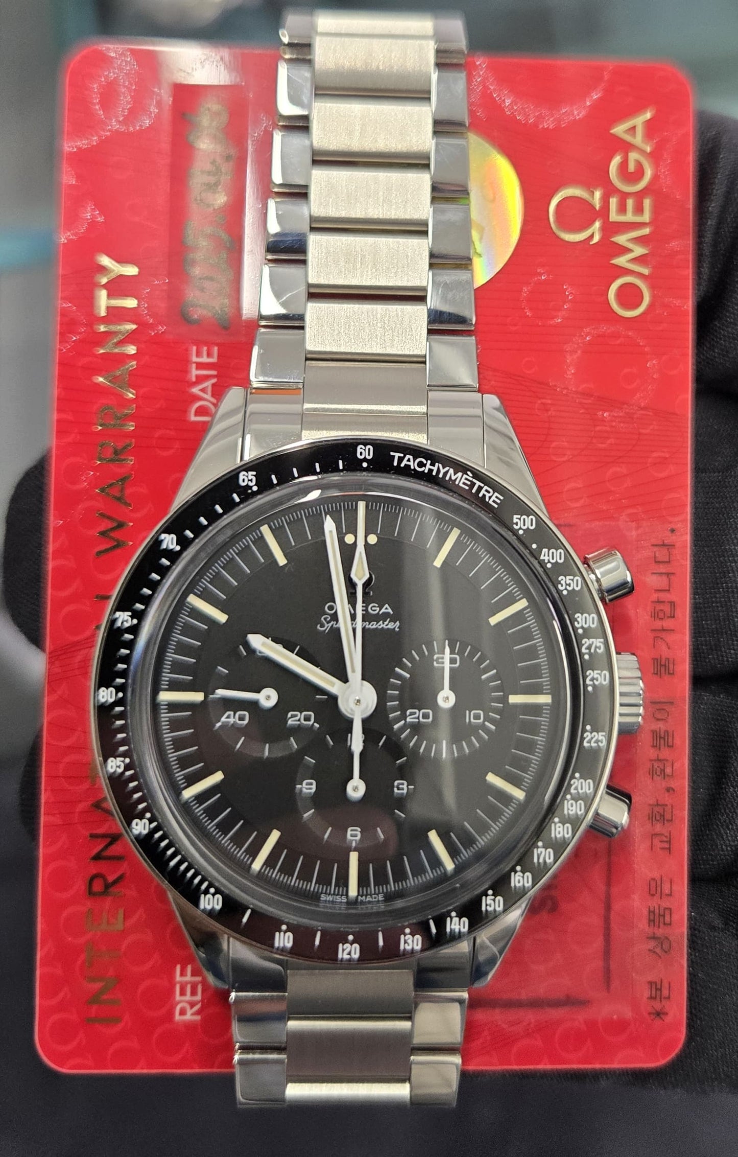 Omega Speedmaster Calibre 321 Stainless Steel 39.7 MM - Stainless Steel Bracelet - Black Dial - 311.30.40.30.01.001