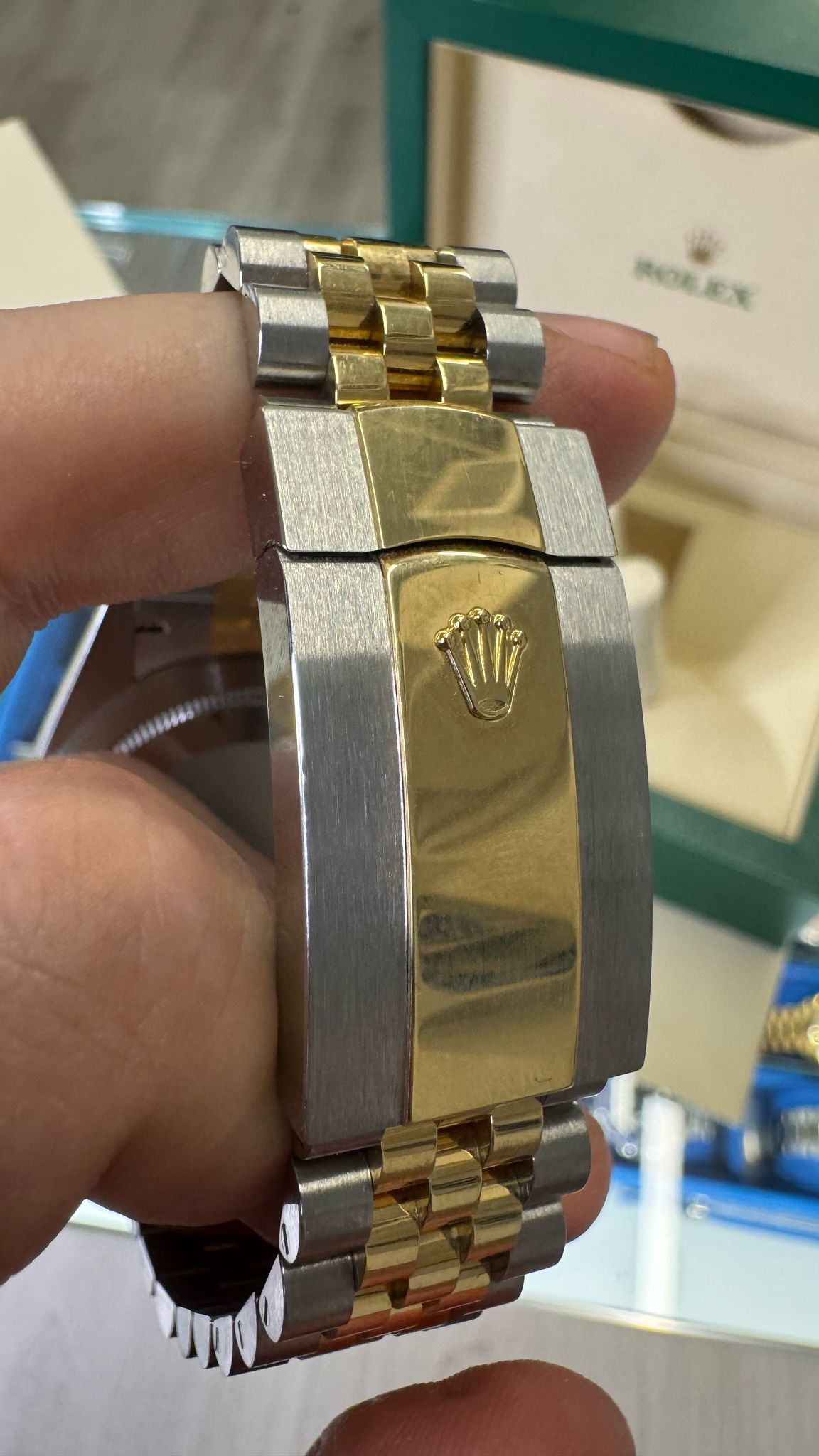 Rolex Stainless Steel and Yellow Gold Sky Dweller Watch - 42 MM - Jubilee Bracelet - Fluted Ring Command Bezel - White Index Dial - 336933 wij