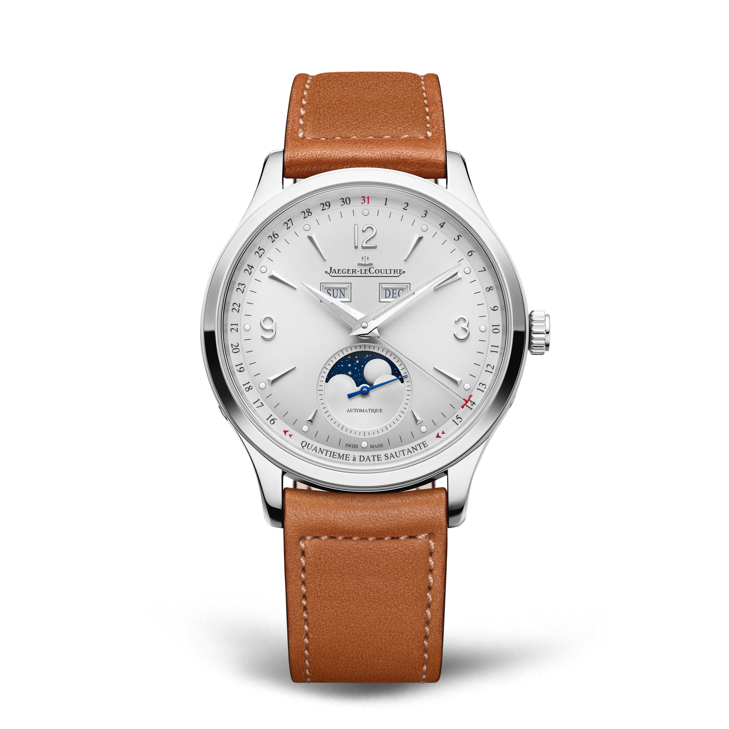 JLC - Master Control Calendar - 40 MM - Stainless Steel - Silvered-Gray Dial - Stainless Steel Bracelet - Q4148120
