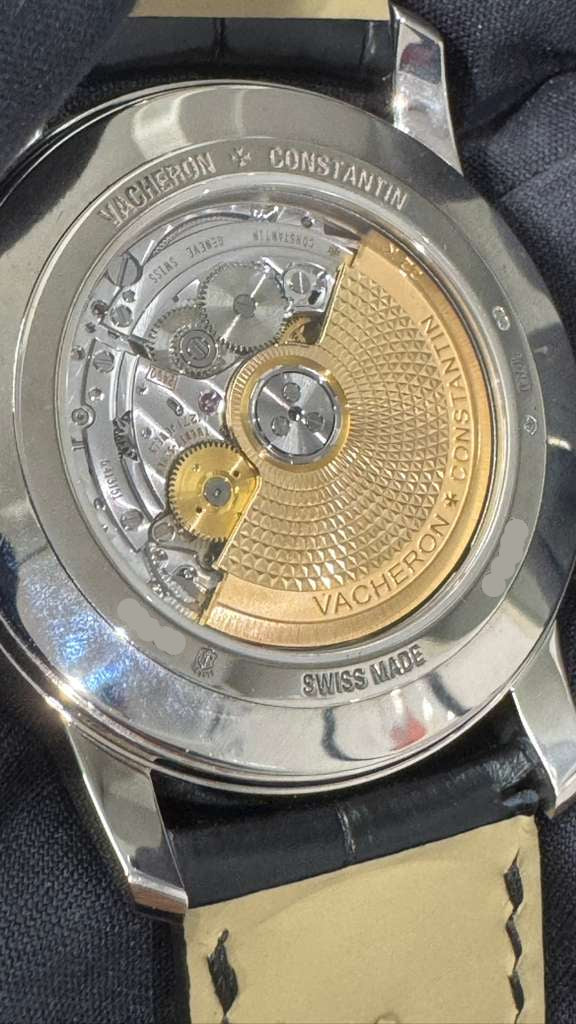 Vacheron Constantin Patrimony White Gold 42.5 MM - Black Leather Strap - White Dial - 4010U/000G-B330