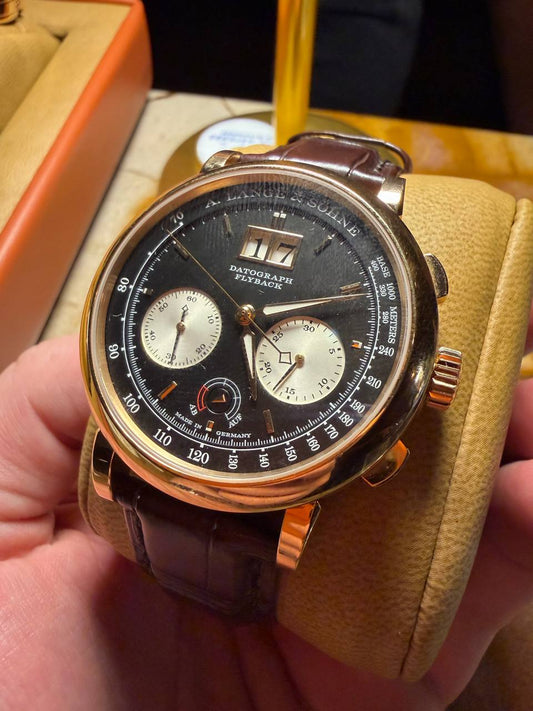 A.Lange & Söhne - Datograph Up/Down - Chronograph - 41 MM - Rose Gold - Black Dial -405.031 nyc watcher nyc watches