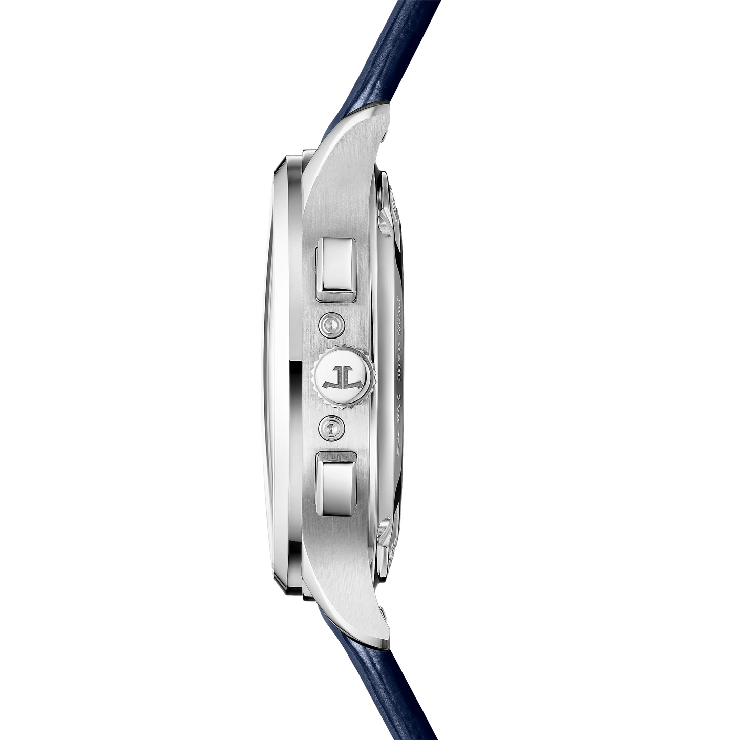 JLC - Master Control Chronograph Calendar - 40 MM - Stainless Steel - Blue Dial - Blue Leather Strap - Q4138480