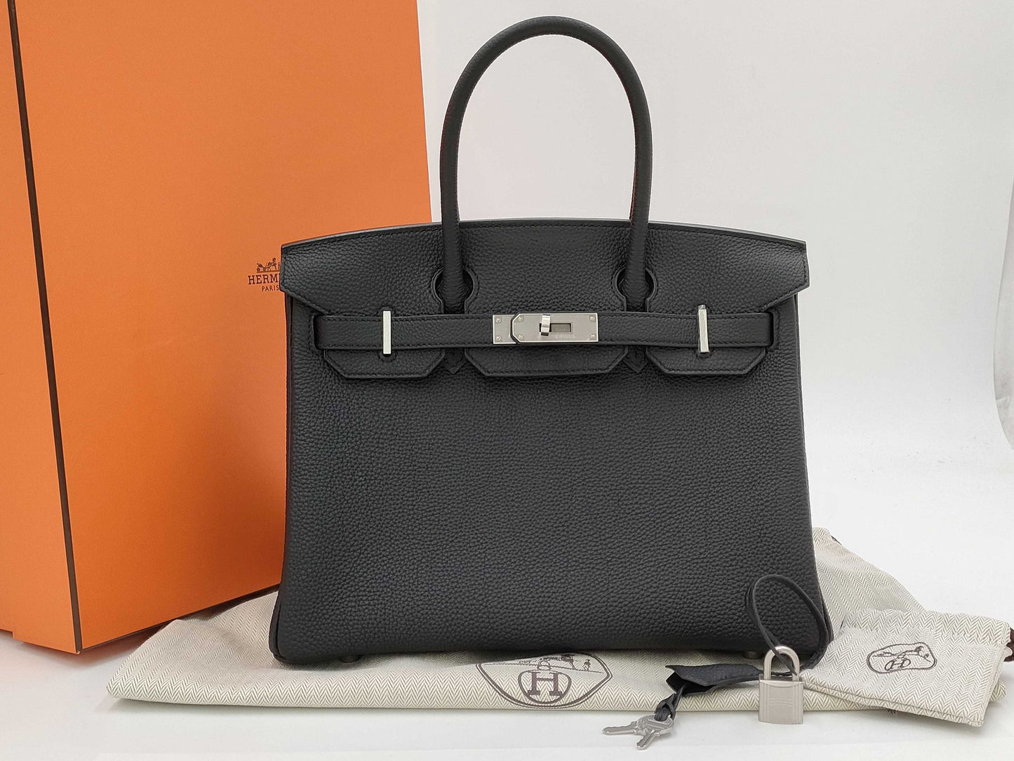Hermès Birkin 30 - Black Togo Leather - Black Palladium Hardware - B30BTBPHW