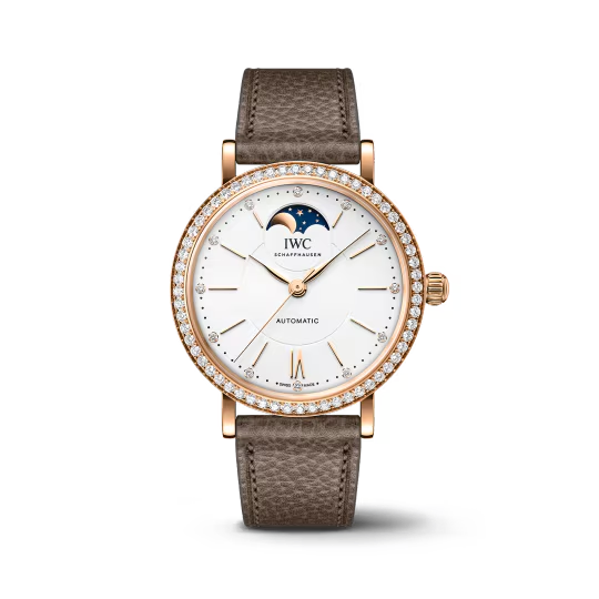 IWC Portofino - Yellow Gold - Moonphase - 37 MM - White Dial - IW659602 nyc watcher nyc watches