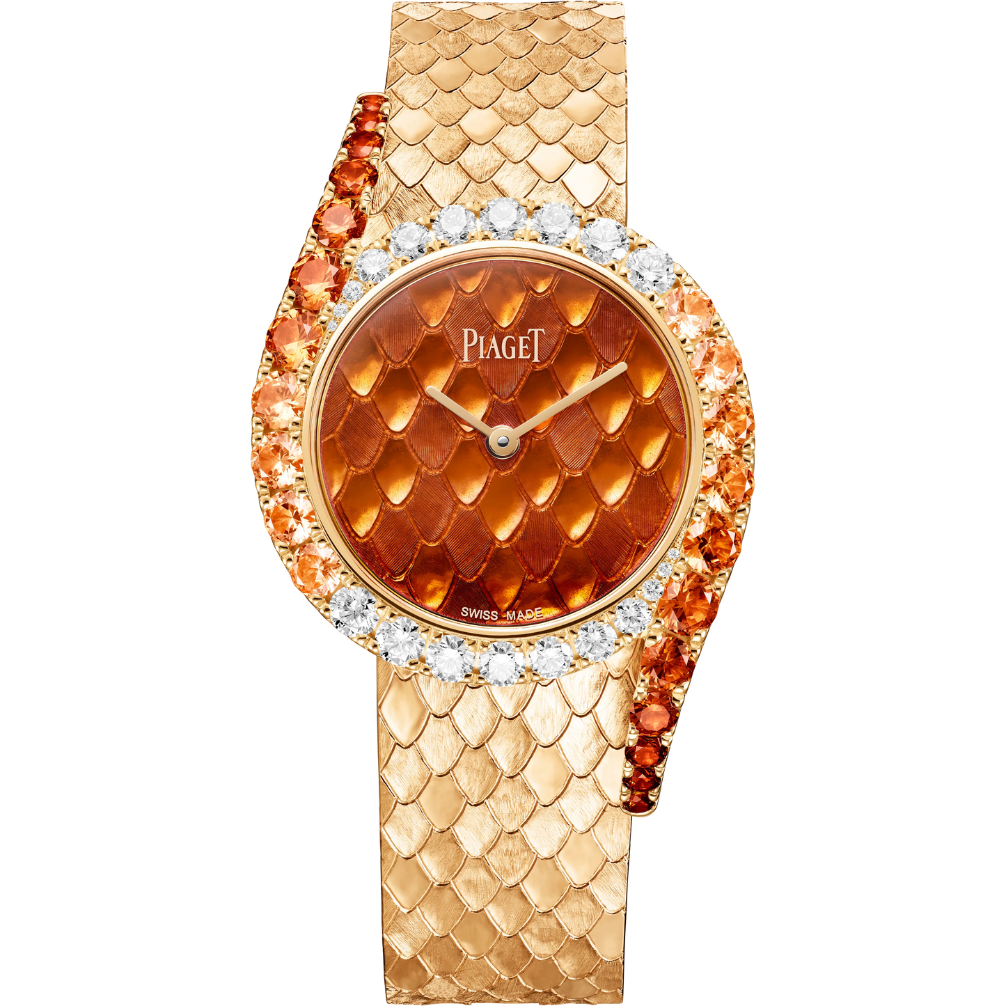 Piaget Limelight Gala Precious - Rose Gold - 32 MM - Rose Gold Bracelet - Diamond & Spessartite Bezel - Rose Gold Dial - G0A51188