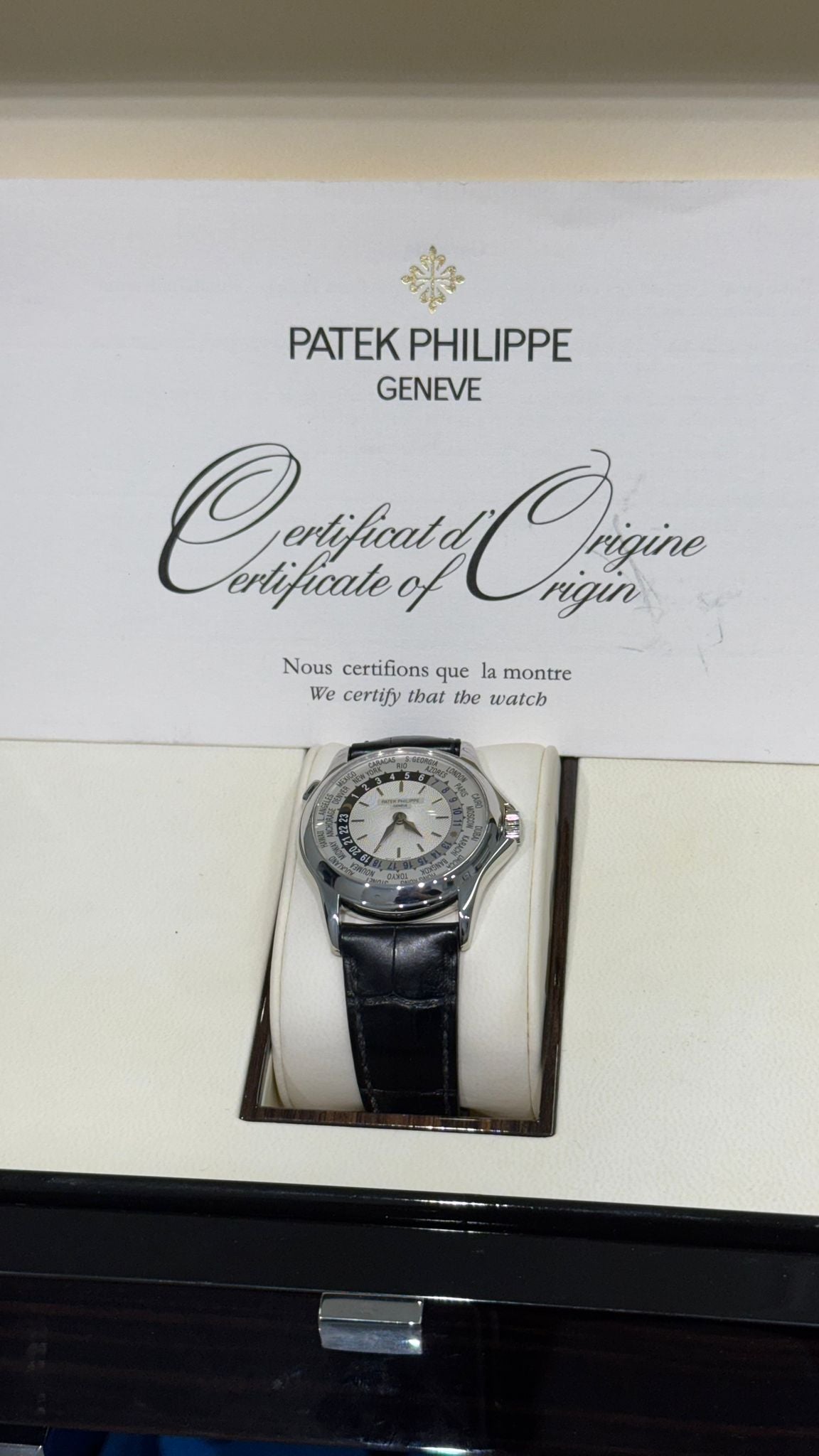 Patek Philippe Complications - World Time - 38 MM - White Gold - 5110G