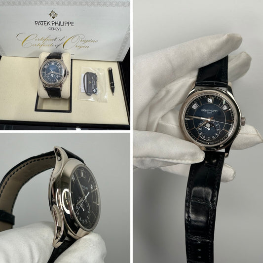 Patek Philippe Complications - Moonphase - 40 MM - White Gold - 5205G-013