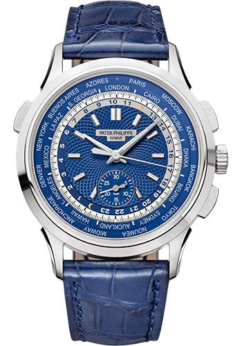 Patek Philippe Complications - Chronograph and World Time - 39.5 MM - White Gold - 5930G-010 nyc watcher nyc watches