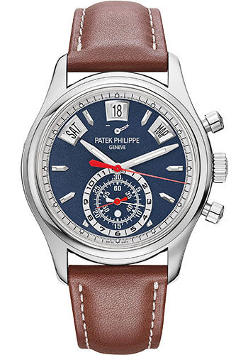 Patek Philippe Complications - Annual Calendar and Chronograph - 40.5 MM - White Gold - 5960/01G-001 nyc watcher nyc watches