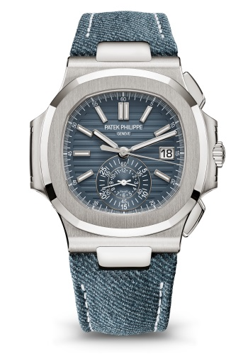 Patek Philippe Nautilus - Flyback Chronograph - 40.5 MM - White Gold - 5980/60G nyc watcher nyc watches