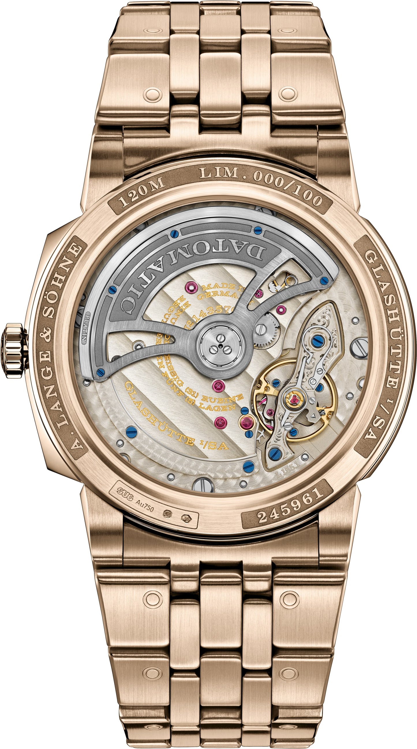 A.Lange & Söhne Odysseus In 750 HONEYGOLD® - 40.5 MM - Honeygold - Brown Dial - 363.150