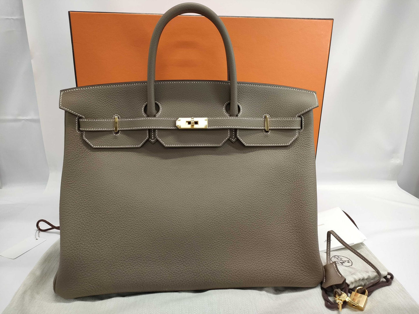 Hermès Birkin 40 - Etoupe - Togo - Gold Hardware - B40ETGHW